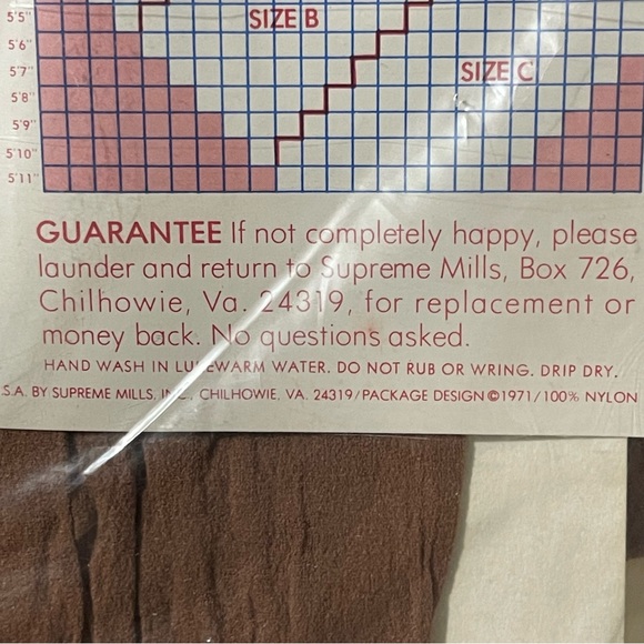 Vintage Iron We've happy legs Mod GoGo 1970 vintage extra tall sheer - Picture 5 of 5